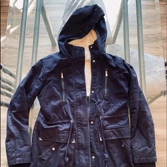 Navy Winter Jacket - Picture 2 of 11